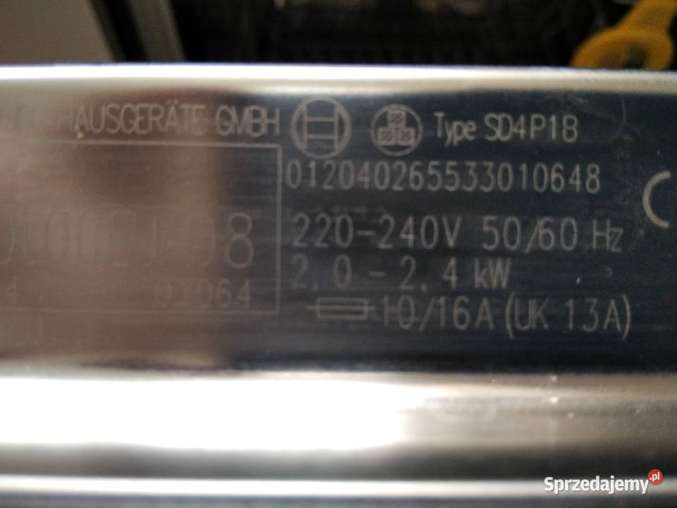 Zmywarka do zabudowy 45 BOSCH Ostrów Mazowiecka