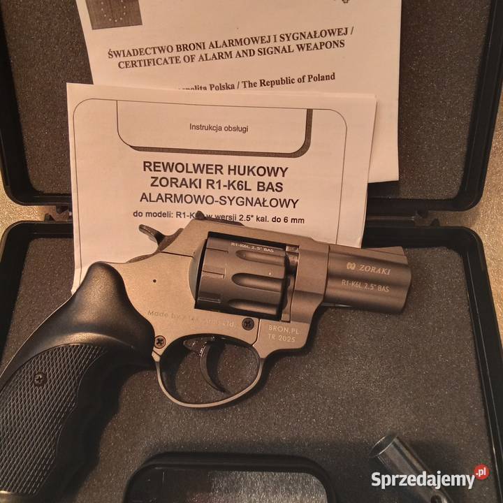 Zoraki R1 K6L rewolwer hukowy Sporty strzeleckie i myślistwo Częstochowa sprzedam