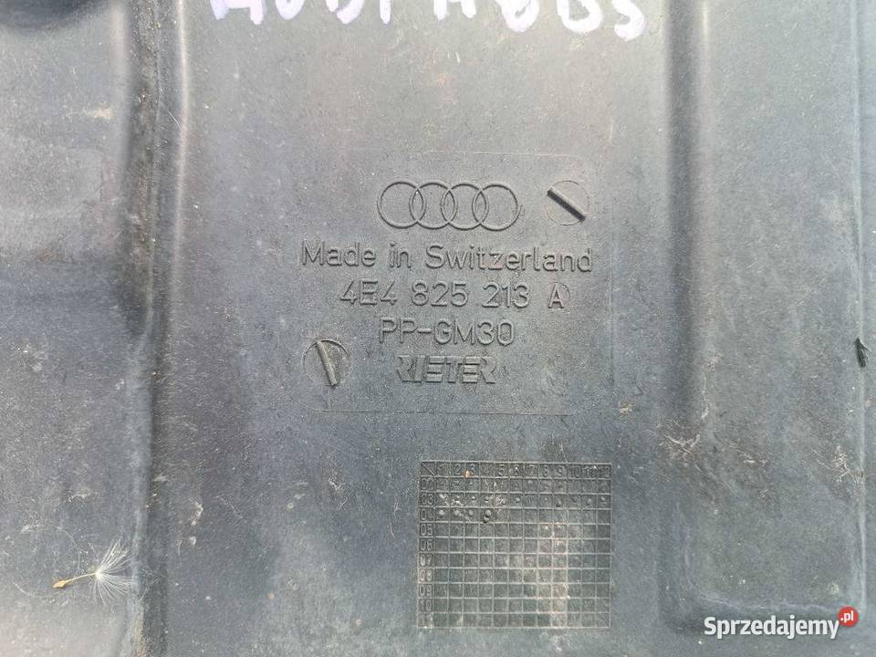 OSŁONA PODWOZIA LEWY TYŁ AUDI A8 D3 LONG wielkopolskie