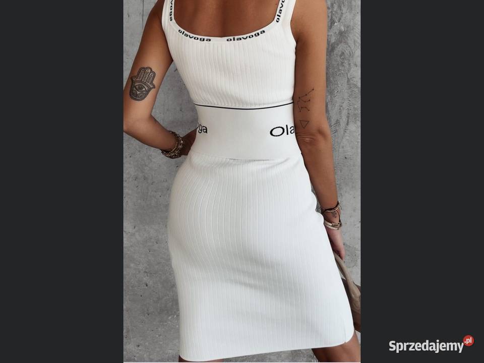 Sukienka Letnia Damska OLAVOGA S SM Biała NOWA Nowa Sól