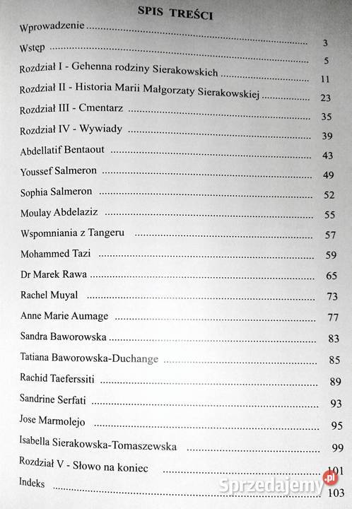 Maruszka Polska hrabianka z Tangeru Tomasz Chełm sprzedam