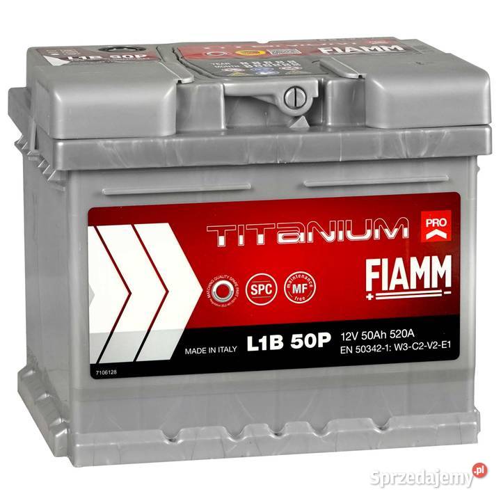 Akumulator 50Ah 520A FIAMM TITANIUM PRO Prawy Poznań