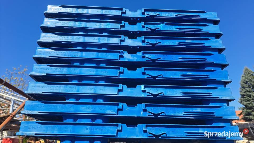 PLASTIKOWA PALETA CHEP 600 mm x 400 mm UŻYWANA Pozostałe Kraków