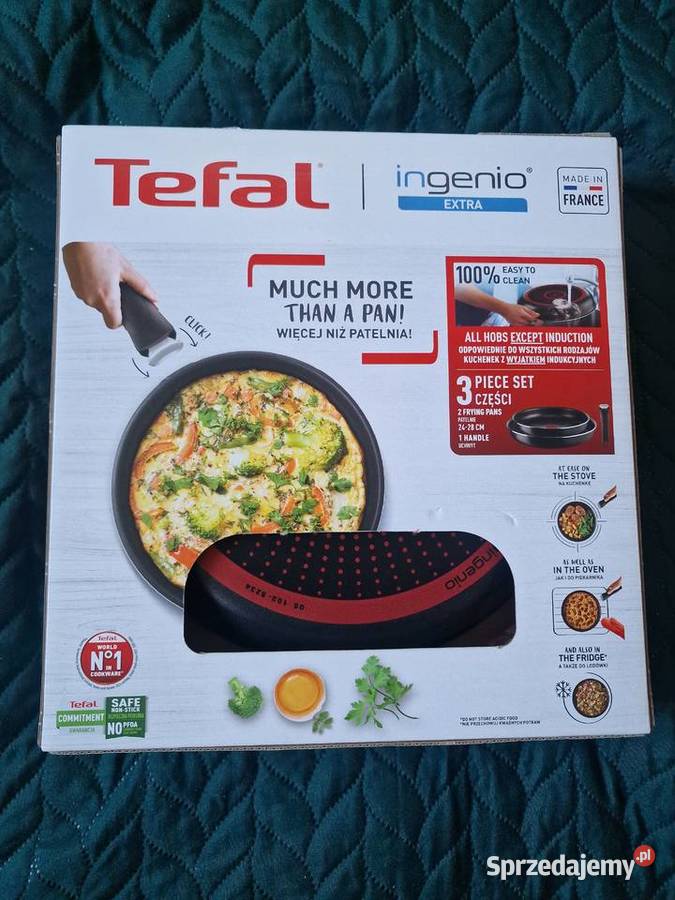 NOWY Zestaw patelni TEFAL INGENIO 3 elem TEFAL Wrocław