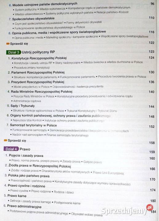 Teraz matura Wiedza o społeczeństwie Vademecum sprzedam