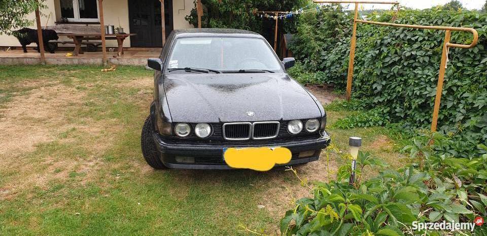 Bmw e32 730i m30b30 gaz skórzana tapicerka łódzkie Poddębice