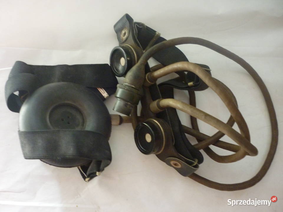 Stara słuchawka z laryngofonem