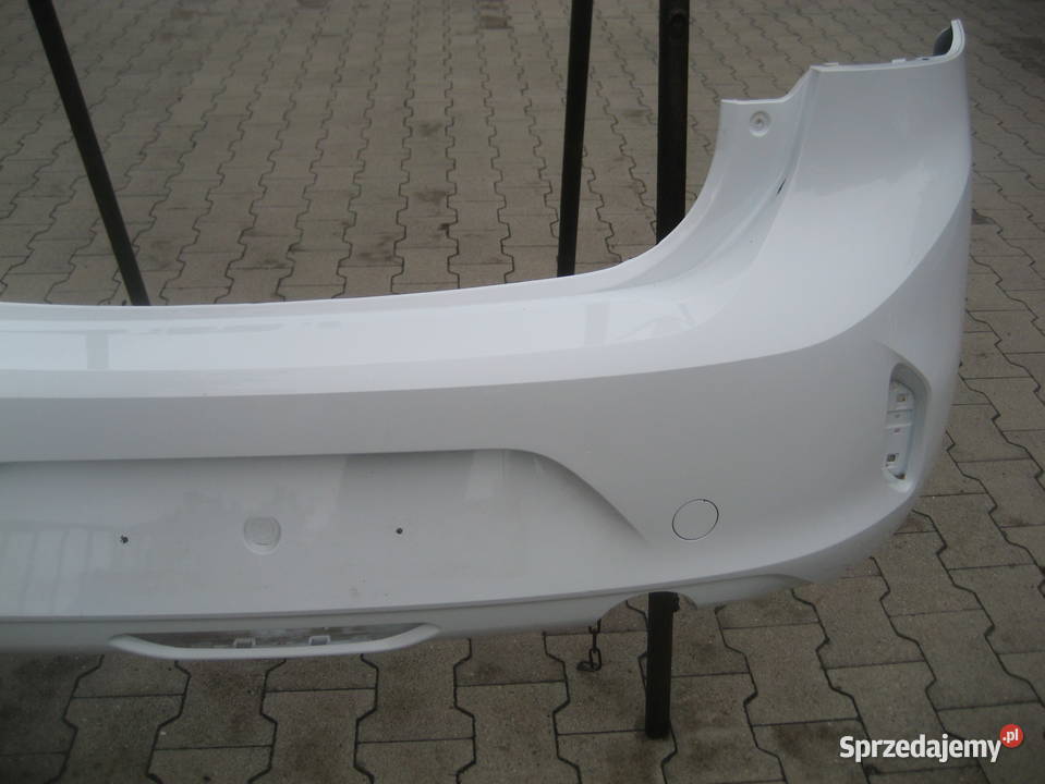 opel corsa f 1923r zderzak tył bez pdc biały osobowe wielkopolskie Rakoniewice