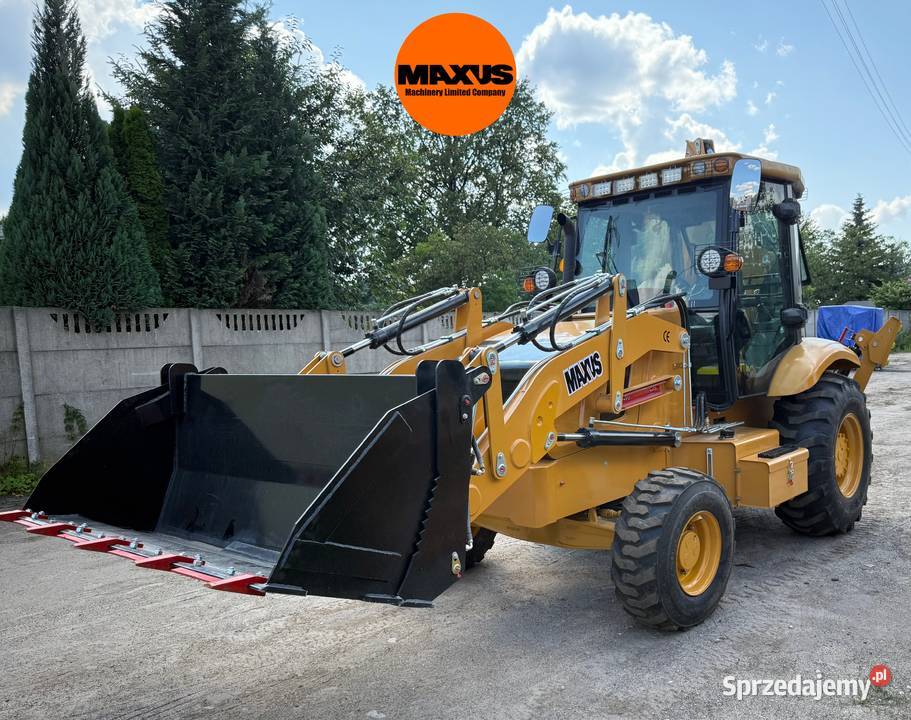 Refundacja 50 NOWA Koparko Ładowarka MAXUS 3cx