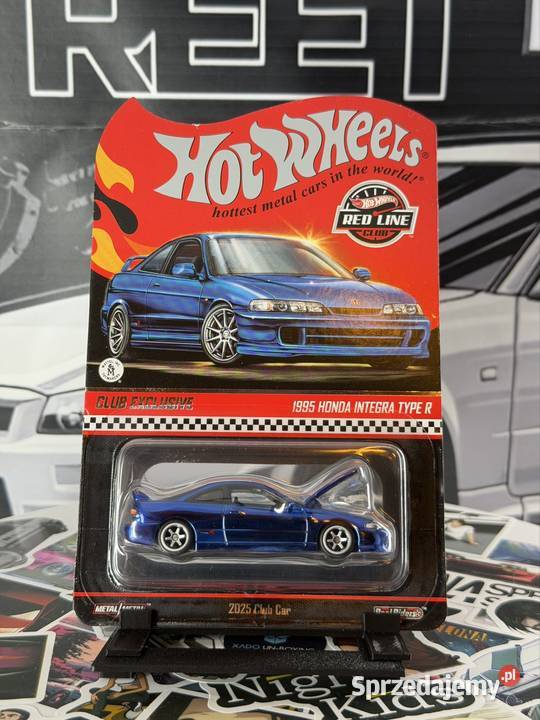 Hot Wheels RLC 1995 Honda Integra Type R Blue Wrocław