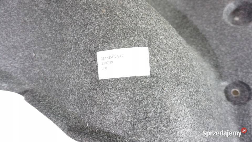 TAPICERKA BOCZEK BAGAŻNIKA NISSAN MAXIMA A35 osobowe Nowy Tomyśl