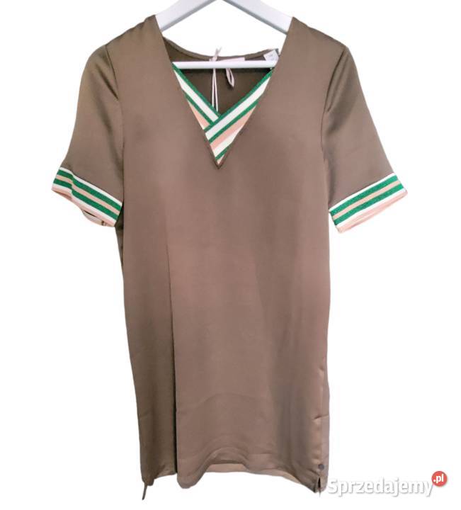 SCOTCH SODA SUKIENKA TUNIKA LUŹNA KHAKI 34 XS Kalisz