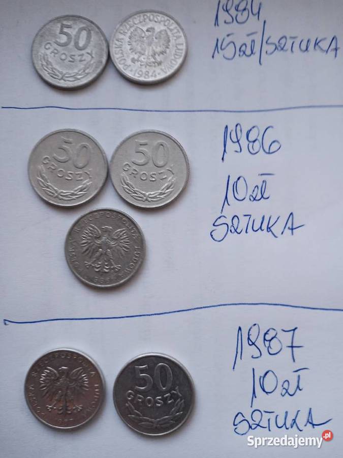 MONETY PRL Szczecinek sprzedam