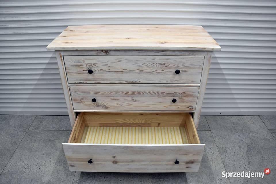 komoda z drewna sosnowego nowa Olsztyn