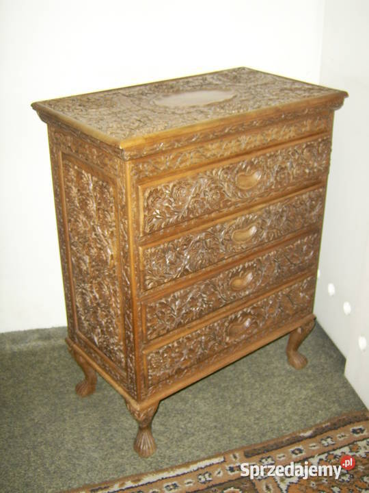 Komoda indyjska ręczni rzeźbiona unikat Meble mazowieckie Warszawa