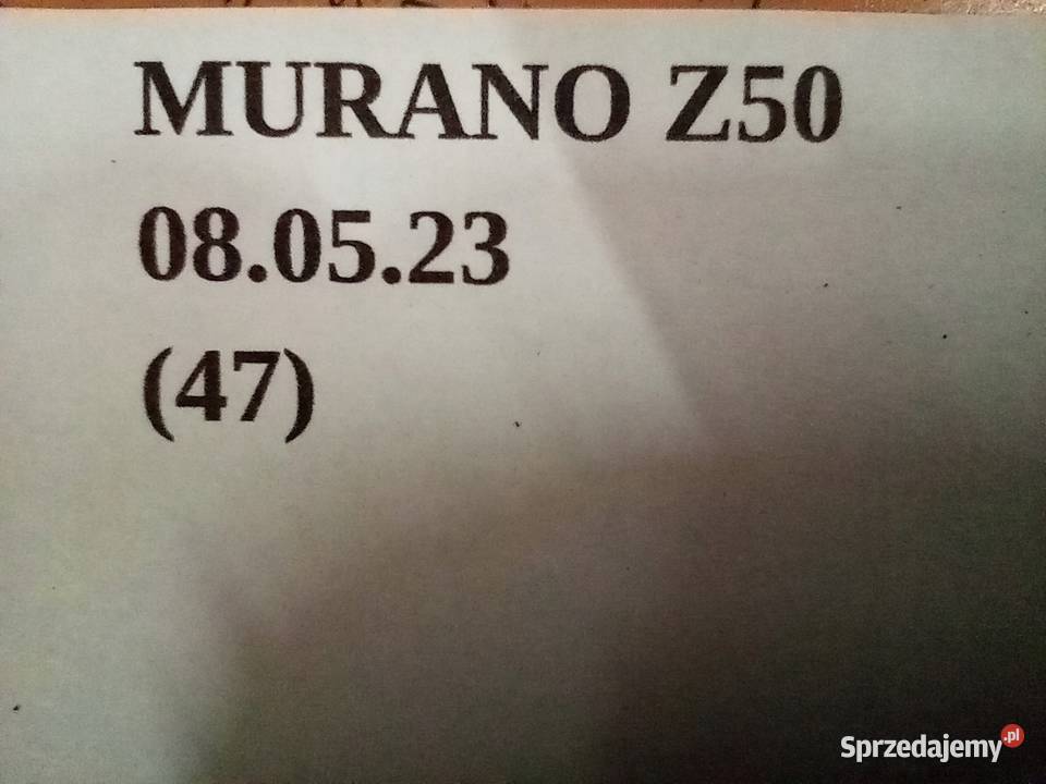 MODUŁ SENSOR PODUSZEK AIRBAG NISSAN MURANO Z50 Układ elektryczny Nowy Tomyśl