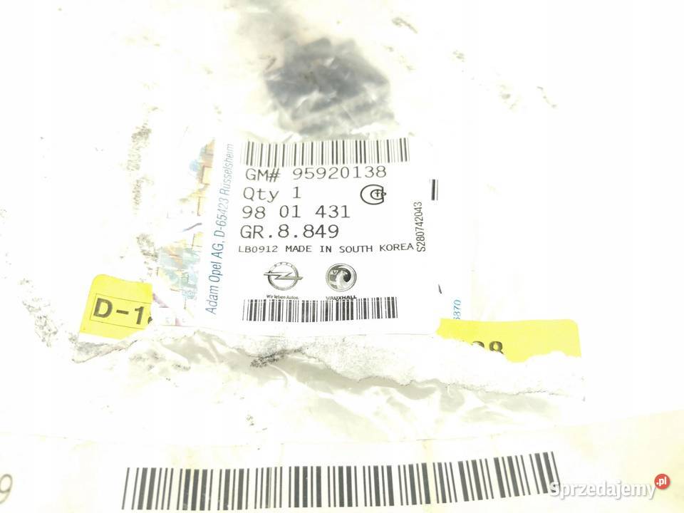 WIĄZKA PRZEWODÓW NAGRZEWNICY OPEL MOKKA 1219 ASO