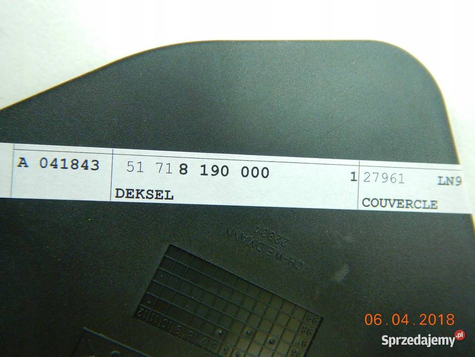 POKRYWA FILTRA ODWANIAJĄCEGO 5 E39