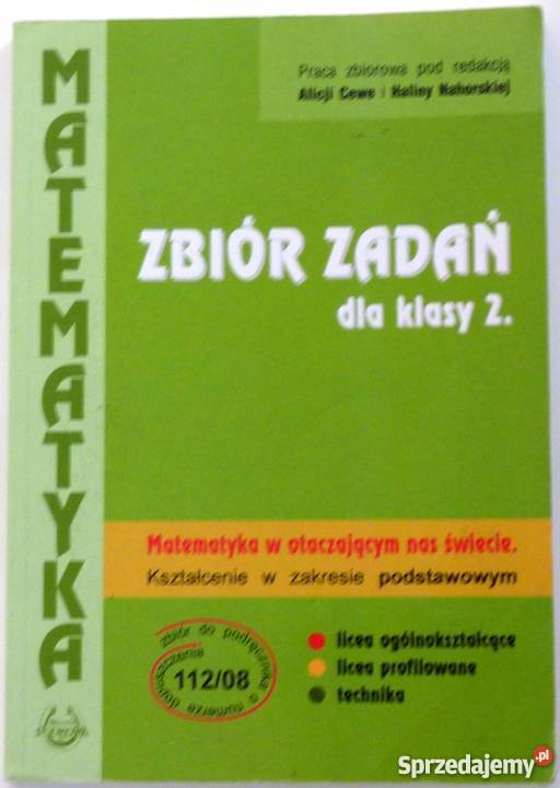 MATEMATYKA W OTACZAJĄCYM NAS ŚWIECIE 2 ZBIÓR Grudziądz