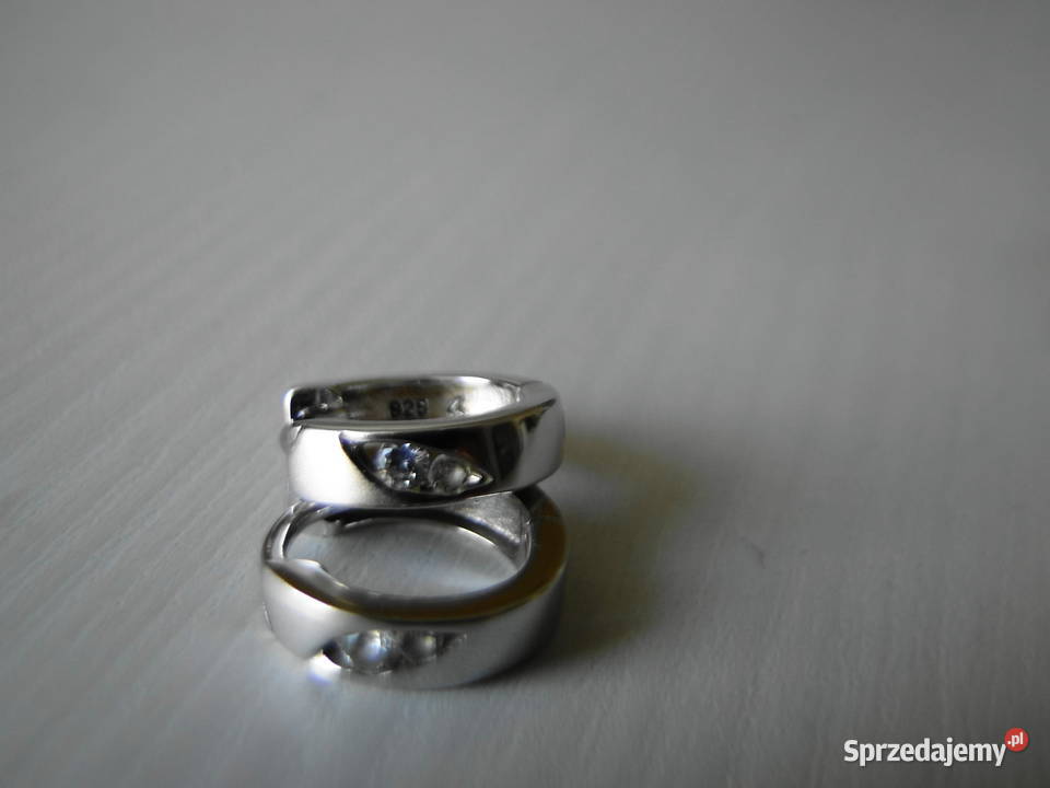 Kolczyki kółka srebro 925 sprzedam