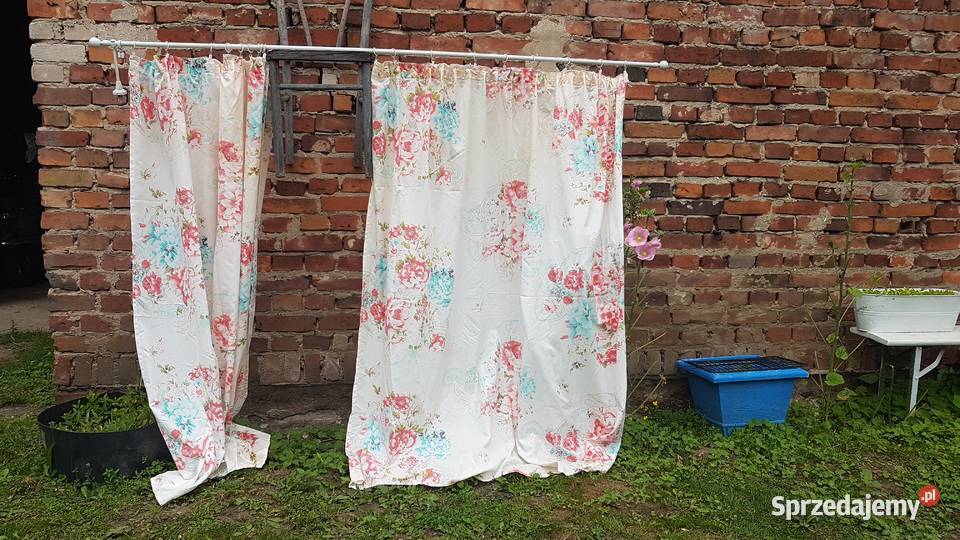 zasłony w kwiaty lekkie zachodniopomorskie Białogard