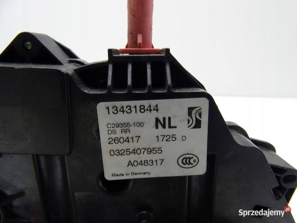 ZAMEK DRZWI PRAWY TYŁ PRAWY TYLNY 13431844 OPEL