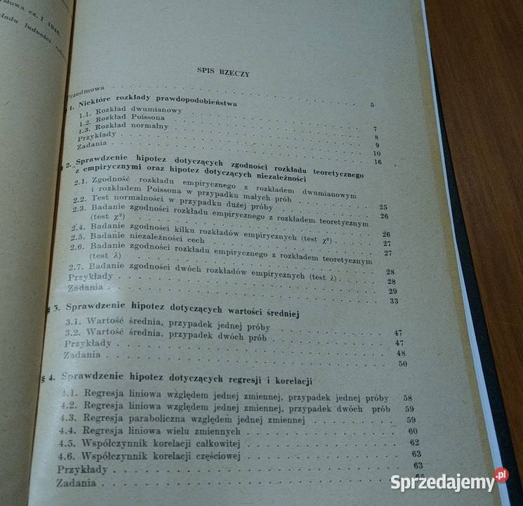 Zadania ze statystyki matematycznej Egon sprzedam