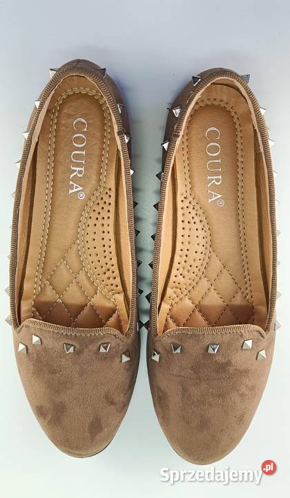 Czółenka damskie z ćwiekami Nowe Rozmiar 37 inna Brwinów sprzedam