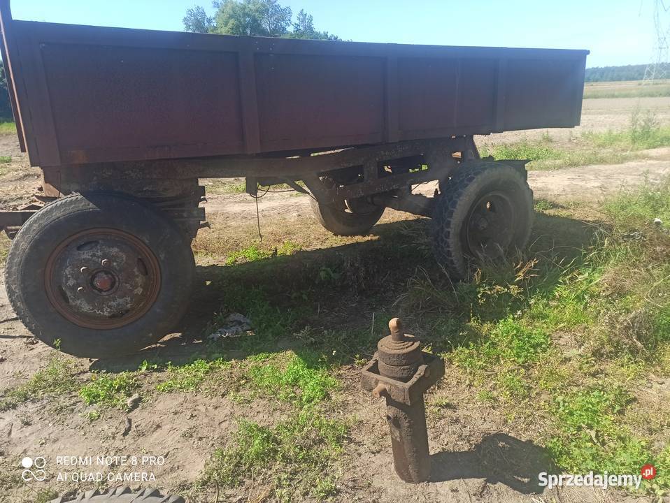 Przyczepa wy wrotkach 35 tony Przyczepy rolnicze Białogard sprzedam