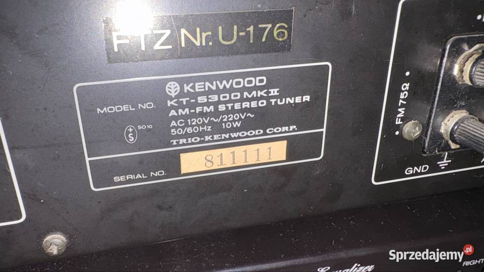 Tuner Vintage Kenwood KT5300 MK2 podkarpackie Jasło