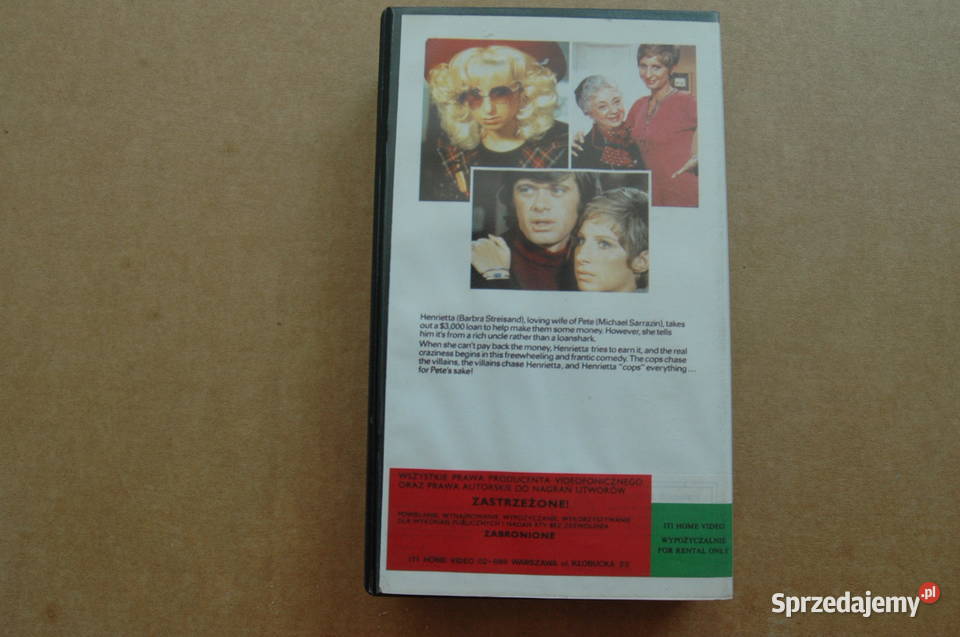 Oryginalny Film VHS Barbara Streisand For Petes pomorskie Gdańsk