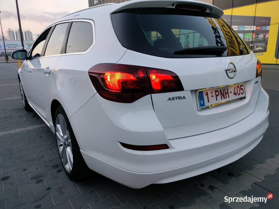 Opel Astra J OPC Line Cała w oryginale2011 welurowa tapicerka
