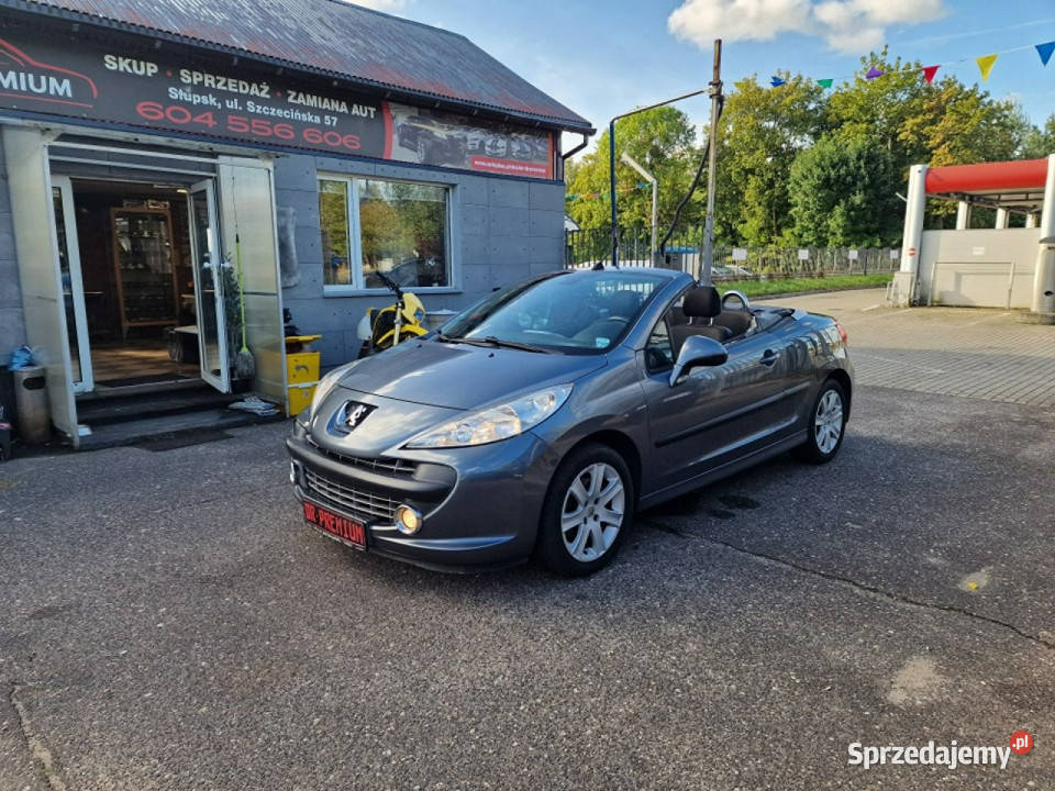 Peugeot 207 CC 16 Benzyna 120 Cabrio Klima czujnik zmierzchu Słupsk