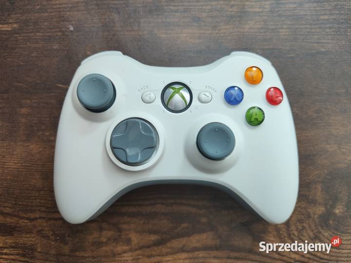 Oryginalny bezprzewodowy pad do Xbox 360 biały podkarpackie Tarnobrzeg