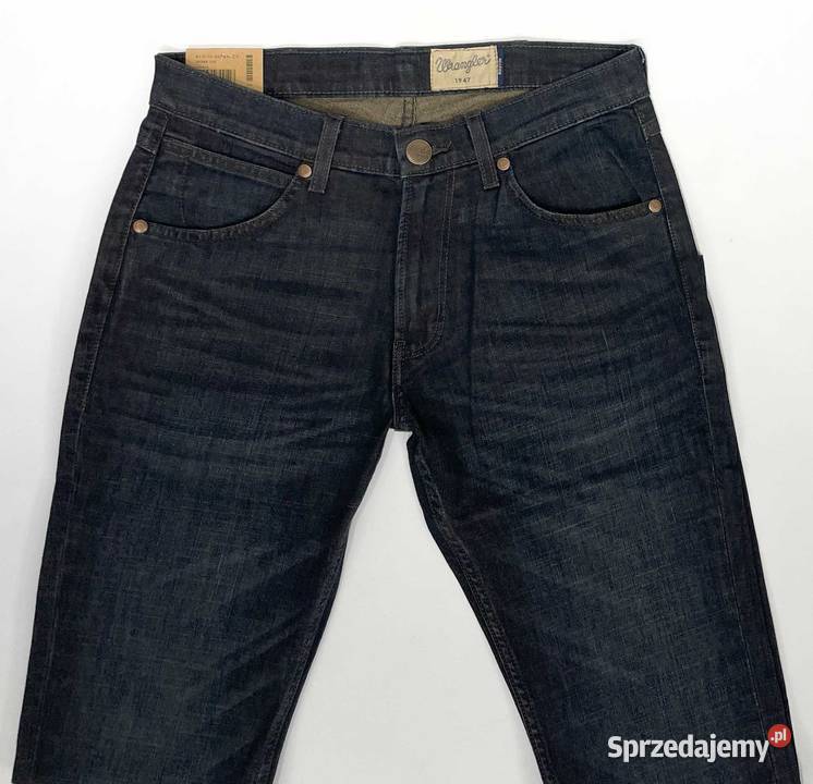 Spodnie męskie Wrangler Bostin Brown Jon W30 L34 Odzież codzienna Rzeszów