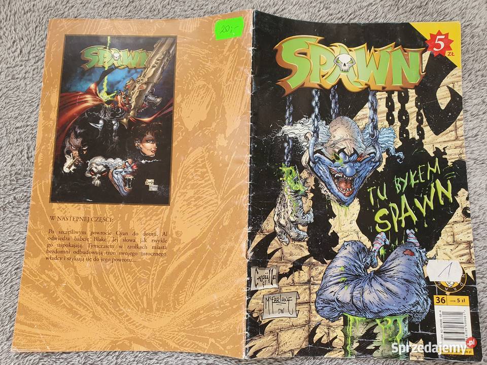 Spawn 36 komiks z wydawnictwa Mandragora 2005 fantasy i s-f Komiksy