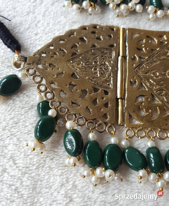 Komplet biżuteri indyjskiej naszyjnik chocker Zestawy biżuterii Szczecin