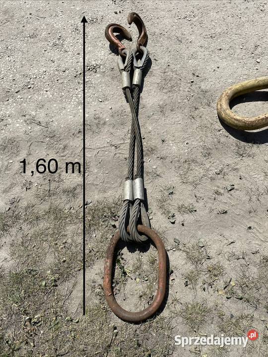 Zawiesie linowe 160 m Łazy