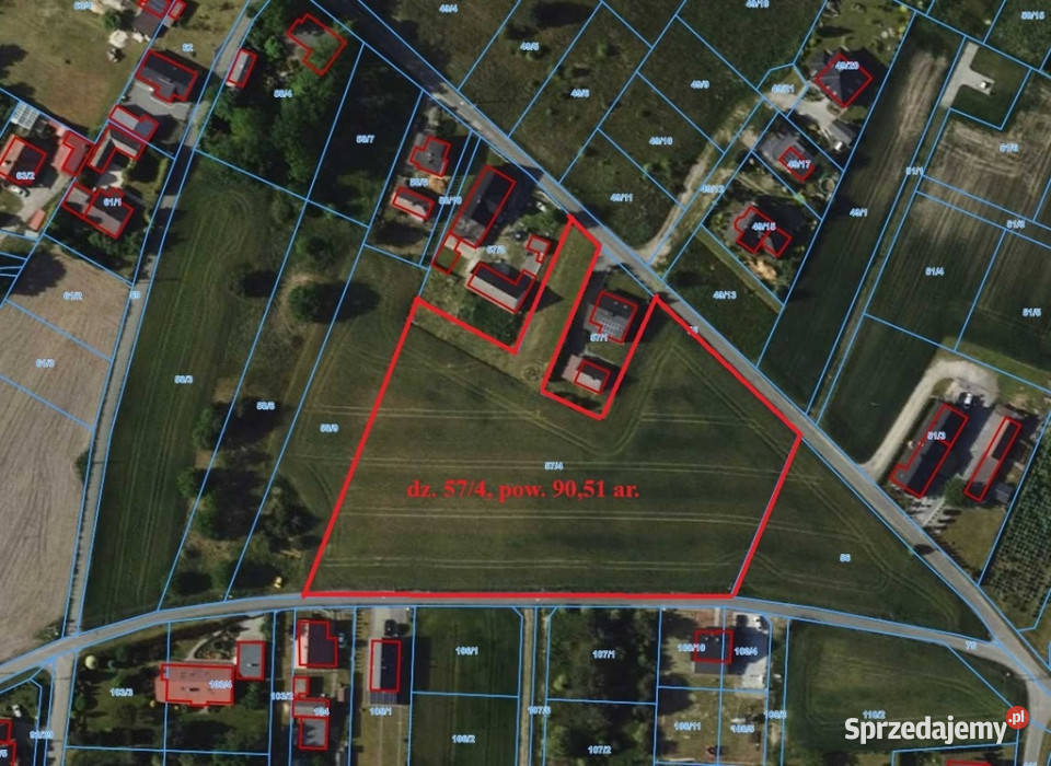 Duża działka budowlana 9051 m Turawa Marszałki