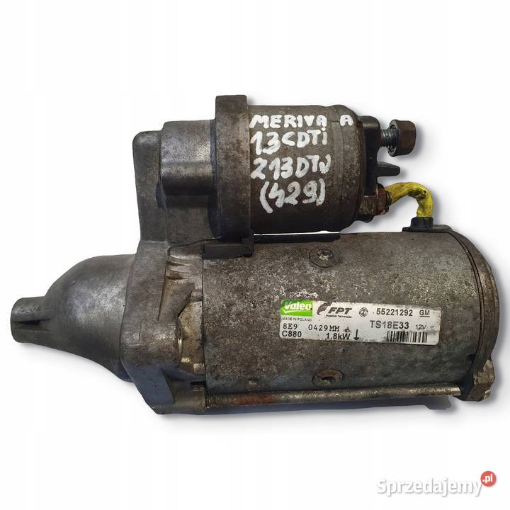 ROZRUSZNIK Opel Corsa D 13 CDTI valeo 55221292 Chełm sprzedam