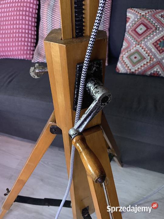 Lampa VINTAGE LOFT PRL teatr film Poznań sprzedam