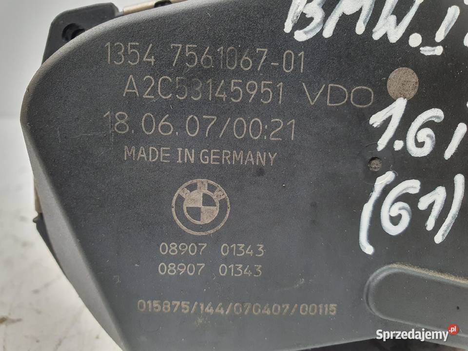 PRZEPUSTNICA BMW E46 E90 E87 20 i N43B20 Chełm sprzedam