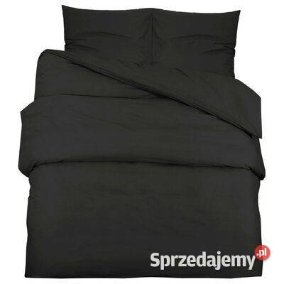 vidaXL Zestaw pościeli czarny 220x240 Warszawa