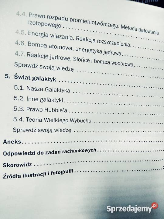 Świat fizyki 2015 podręcznik szkolne unikatowe mazowieckie Warszawa