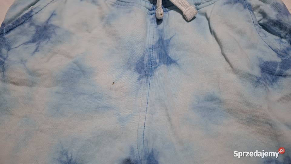 Krótkie spodenki chłopięce niebieskie melanż Czeladź