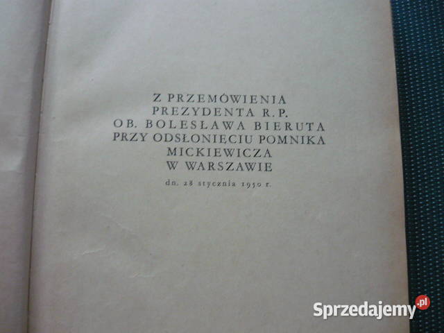 Książka Wybór Pism Adam Mickiewicz Myszków sprzedam