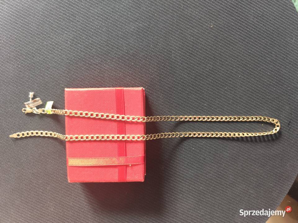 Złoty łańcuszek splot Ankier