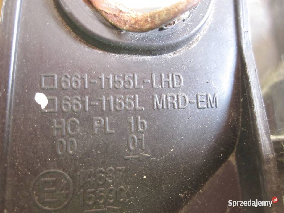 FIAT 500 09r lampa lewa przód 086611155L ANGLIK Kielce