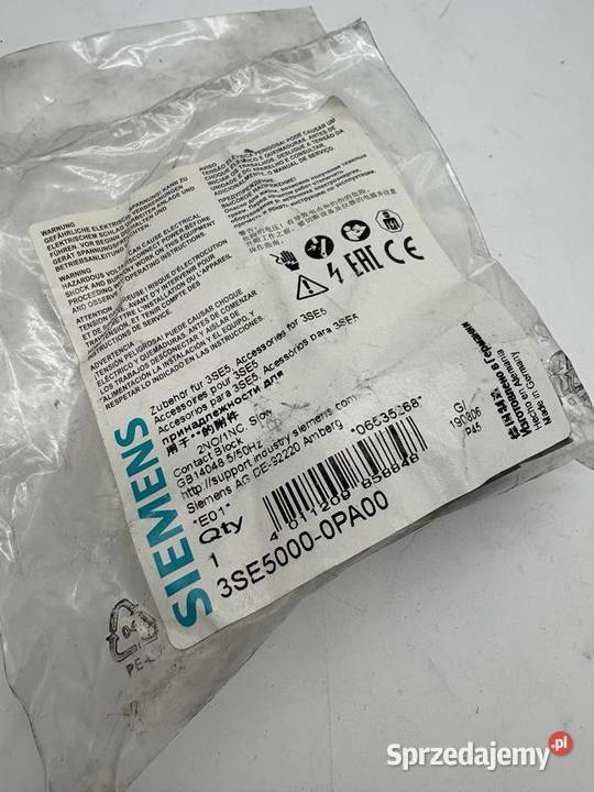 Siemens 3SE50000PA00 Element przełączający