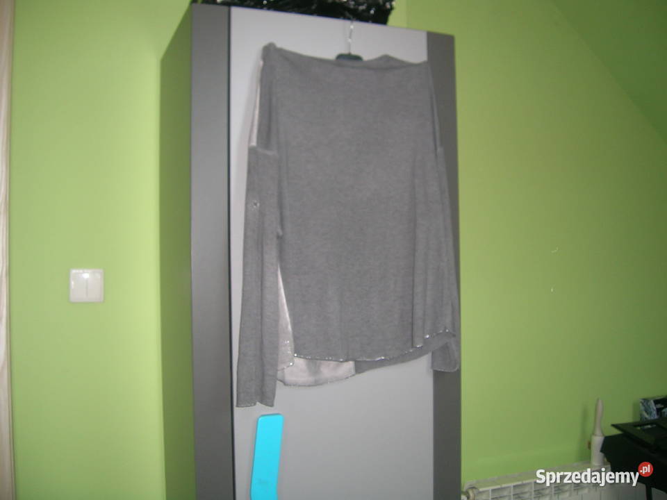 Bluzka Srebrnografitowa XL Czarna